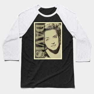 Smooth Details -  Bette Davis Baseball T-Shirt